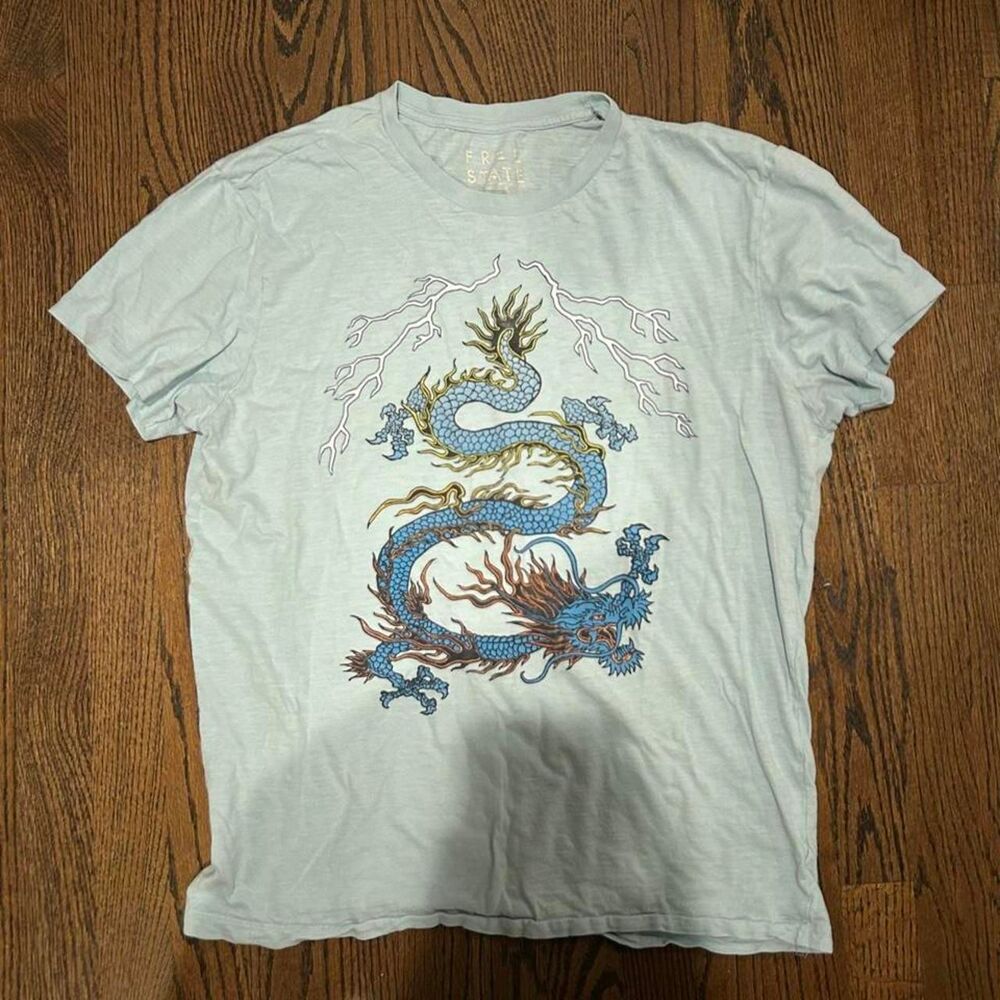 Free-state Men's Blue T-shirt